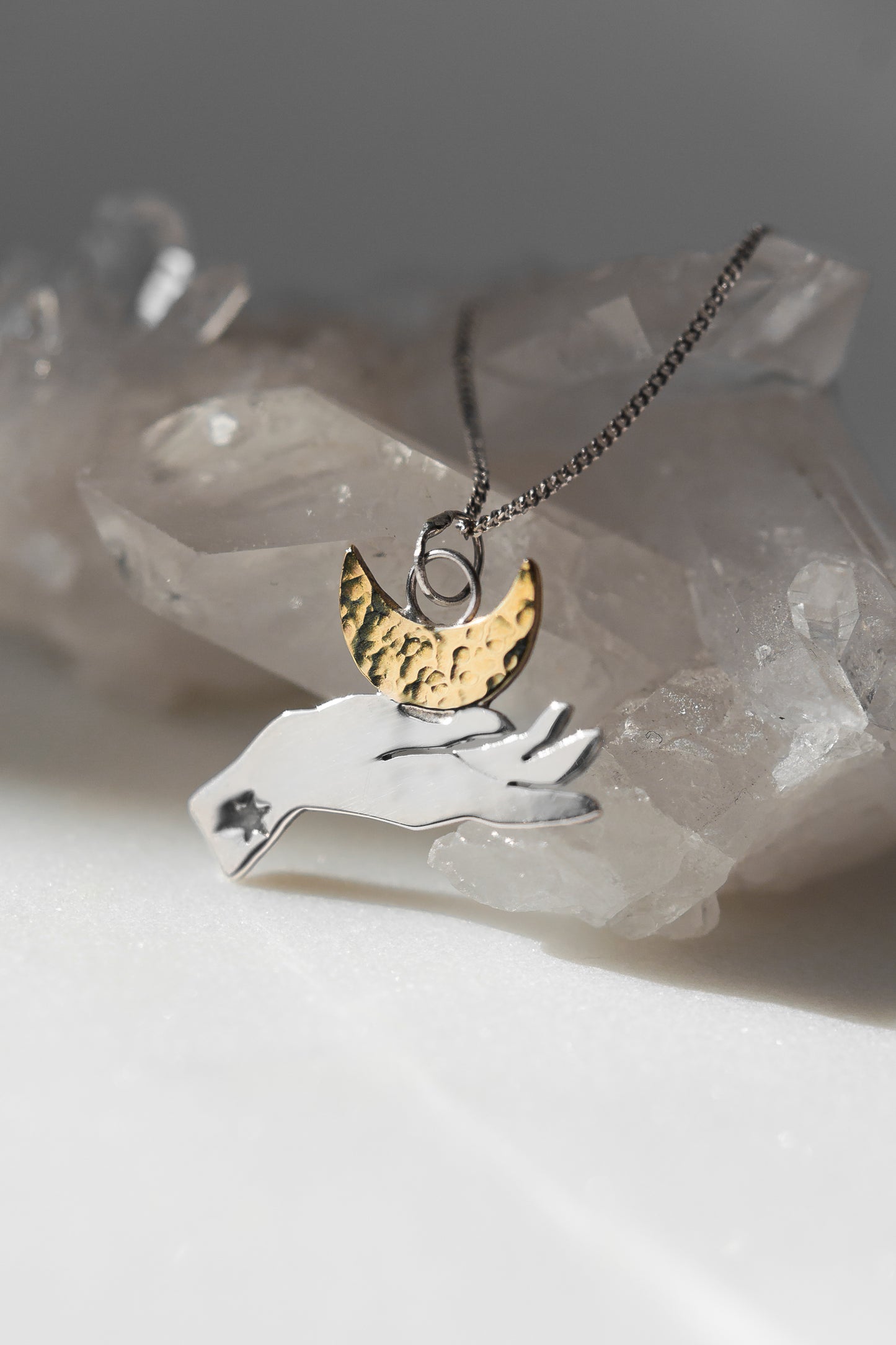 WICKED WITCH HANDS necklace