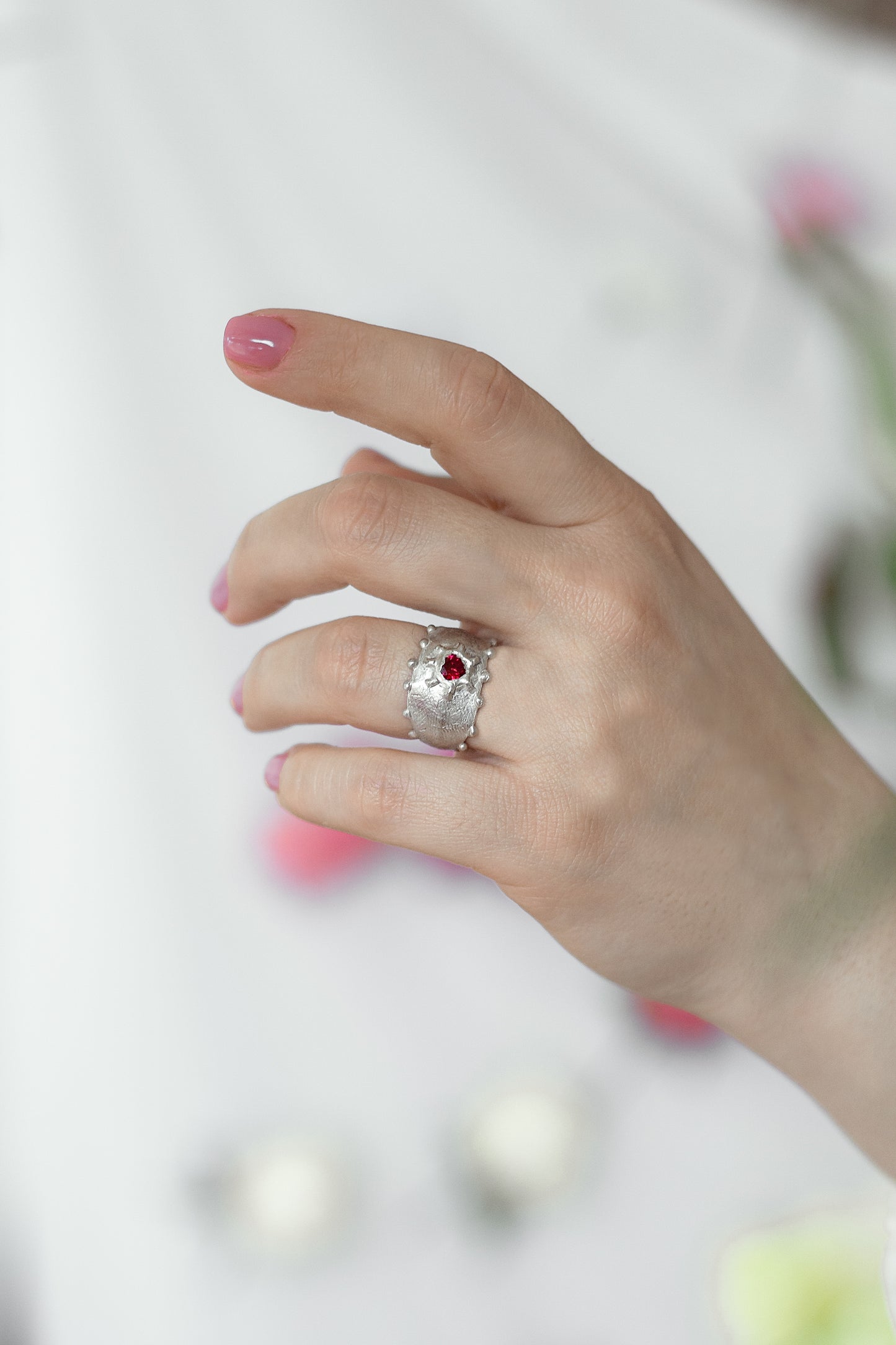 Eros heart ezüst gyűrű