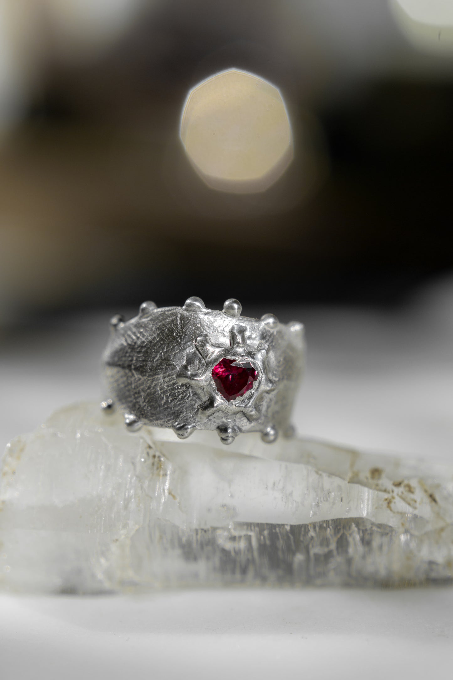 Eros heart ezüst gyűrű