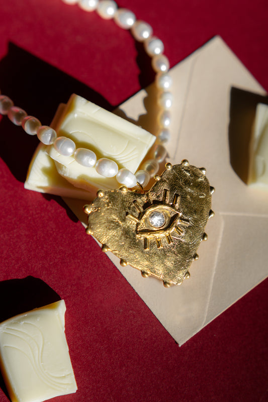 Eros big heart margaritari nyaklánc