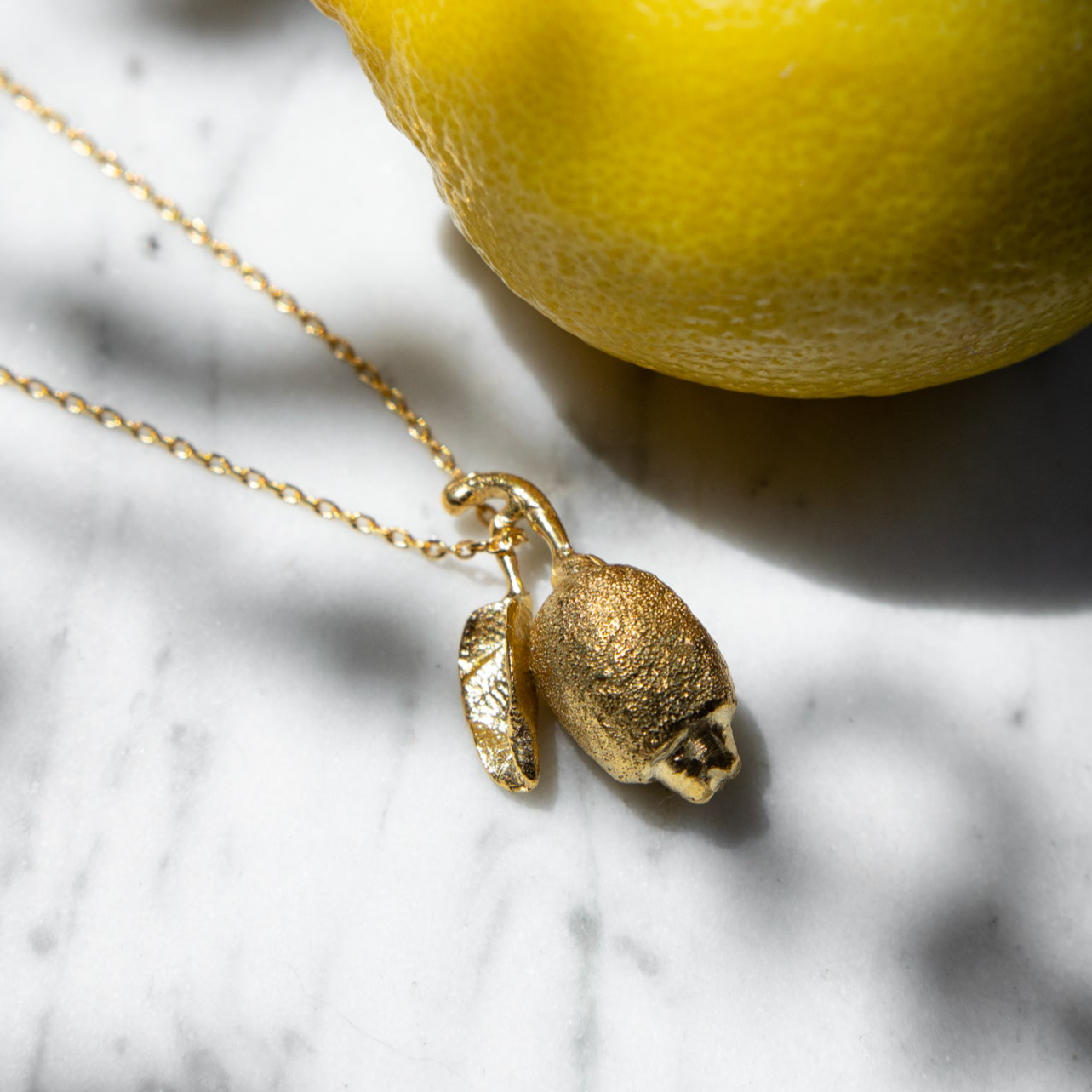 Lemon necklace